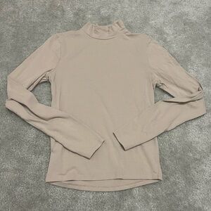Hollister Basics Turtleneck (Tan / Cream) (Medium)